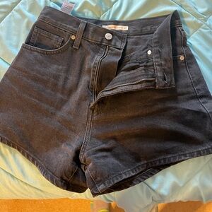 Levi’s high waisted mom shorts